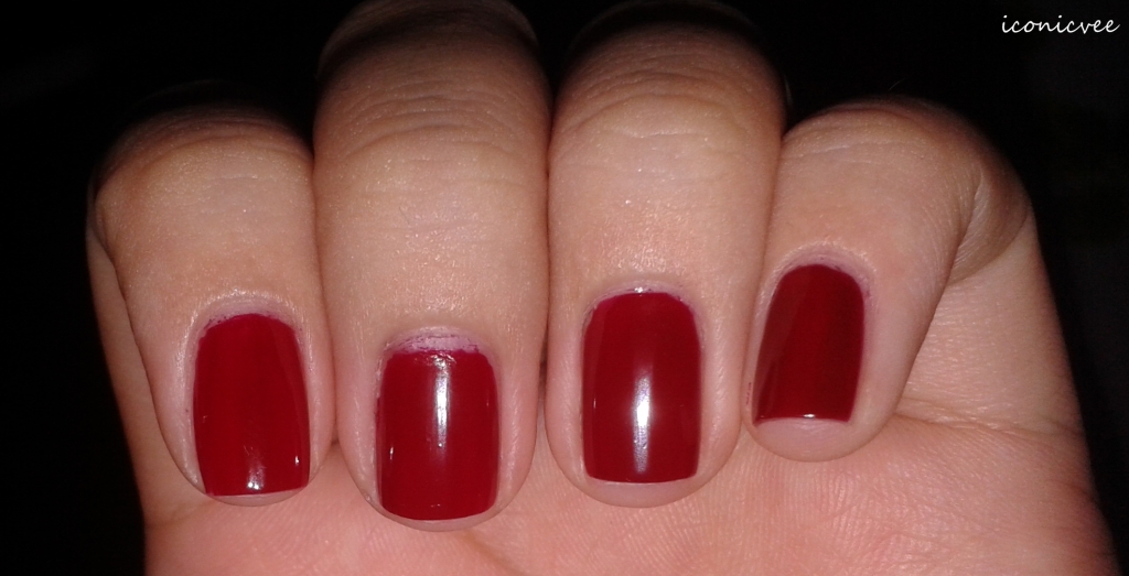 Product Review: Revlon Nail Enamel Raven Red | iconicvee